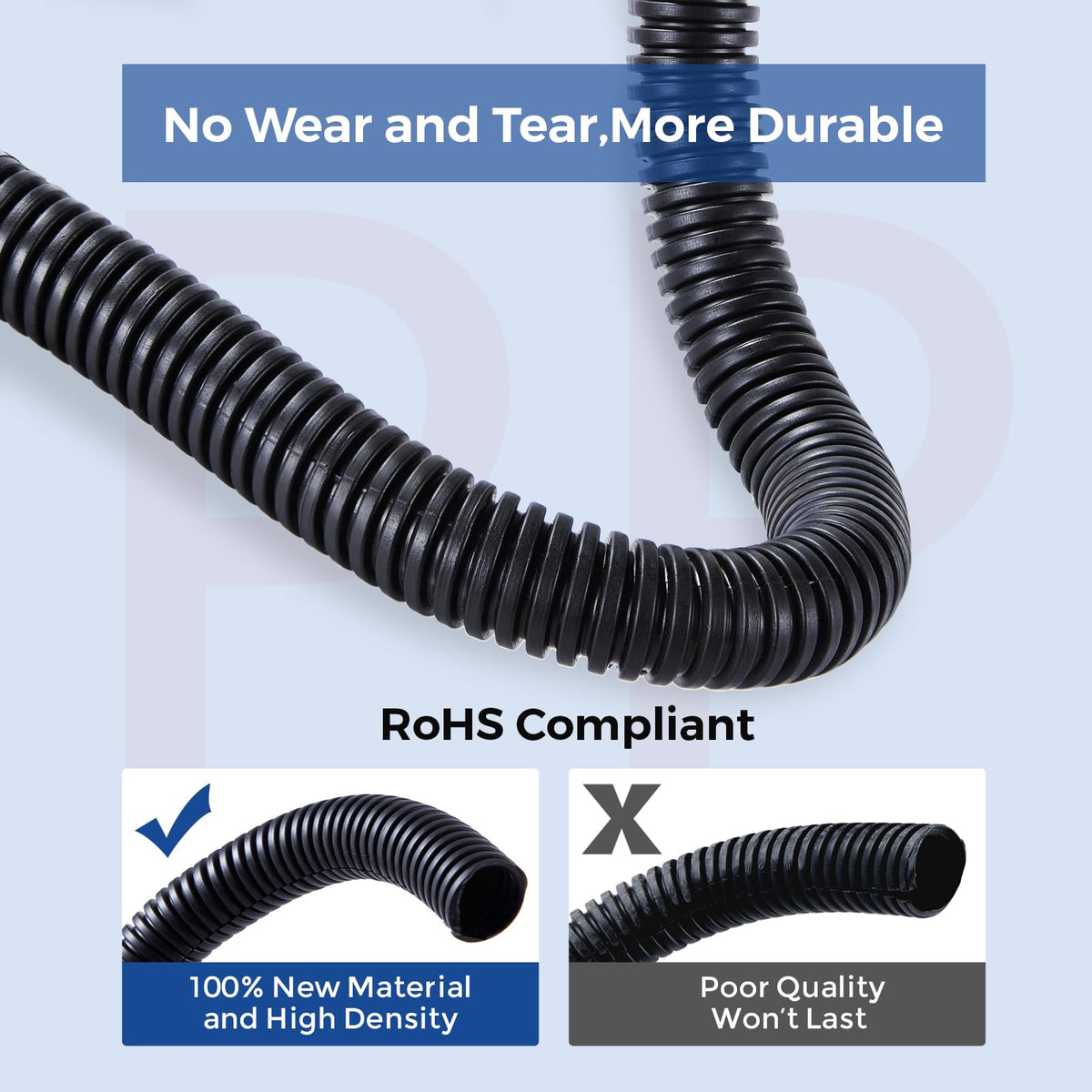 YCLYC flexible wire conduit in PP offers durable protection.