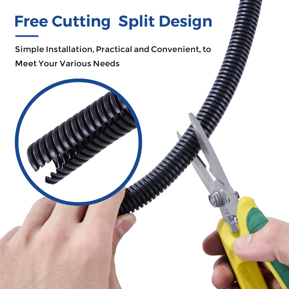 YCLYC outdoor cord protector spans 13ft for long runs.