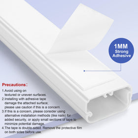 YCLYC PVC cord cover uses UL94 V-0 flame retardant material for safety