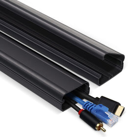 YCLYC TV Cord Hider overview keeps wall-mounted setups neat and cable-free