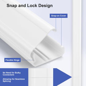 YCLYC adhesive strips allow quick setup on smooth, clean surfaces