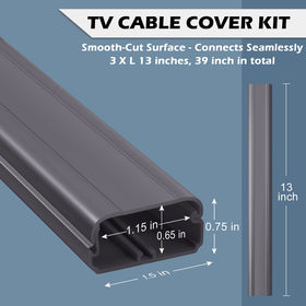 YCLYC Wire concealer PVC material close-up highlights durable, flame-retardant construction