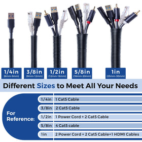 YCLYC cord cover prevents pet chewing and cable wear.