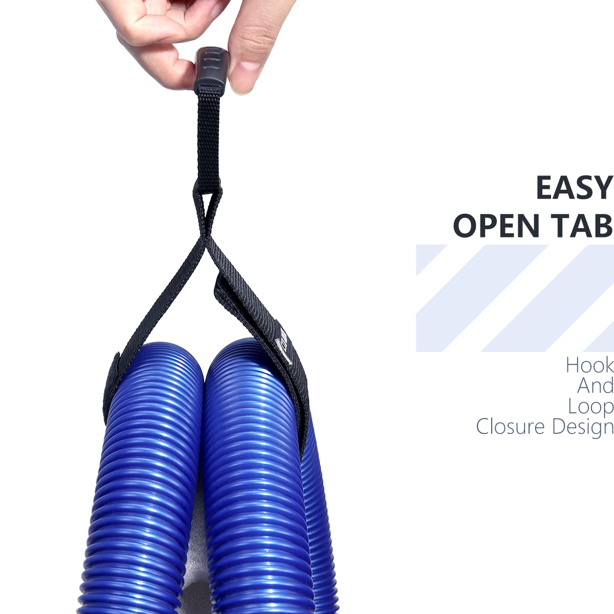 YCXX-HOME cord organizer strap large size for pool hoses and thick cords.