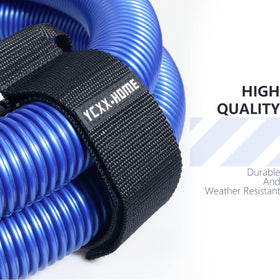 YCXX-HOME cord organizer strap middle size for longer cords and garden hoses.