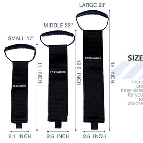 YCXX-HOME hanging on garage hook keeps cords accessible and tangle-free.