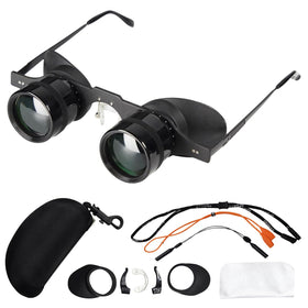 YCXXKJ front view showing compact wearable binoculars and comfortable fit