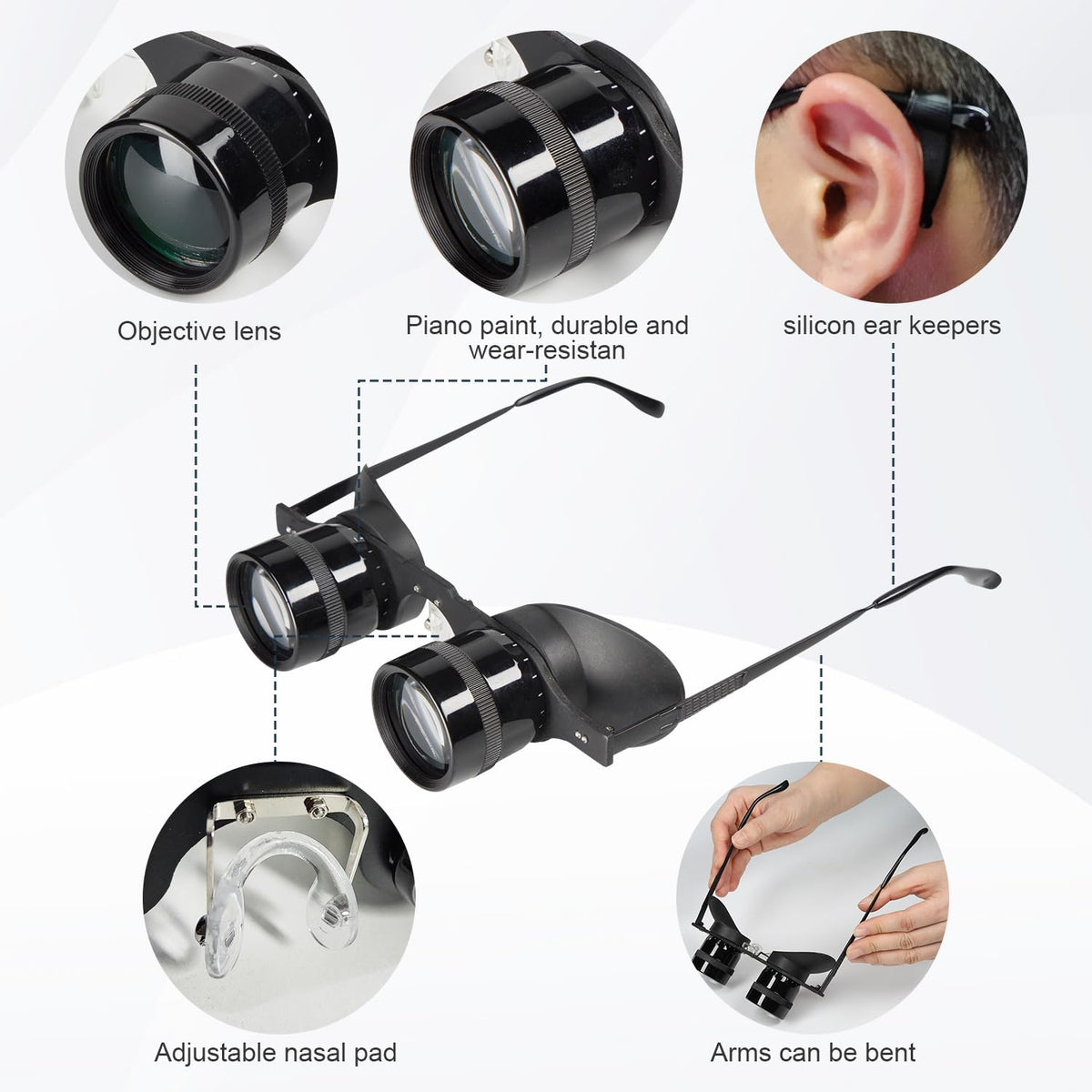 YCXXKJ lens detail highlighting HD clarity for sharper distant views