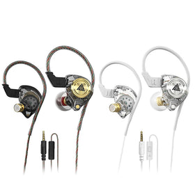 Yeabomy AK3FILE wired earbuds 2-pack front view for immersive gaming and music
