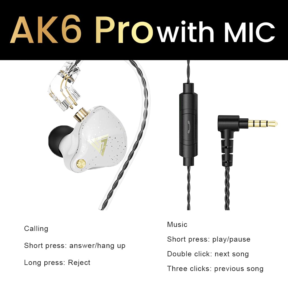 Yeabomy AK6 PRO noise-cancellation demo showing ambient reduction while listening.