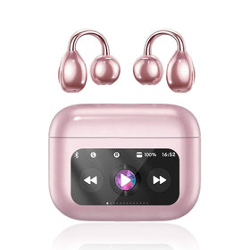 Yeabomy clip-on earbuds open-ear design for comfortable all-day listening.