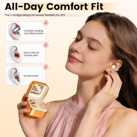 Yeabomy ultra-long battery life up to 40 hours for all-day listening