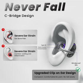 Yeabomy open-ear headphones deliver 7 hours per charge
