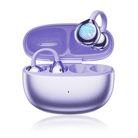Yeabomy open-ear clip headphones case charging for on-the-go power