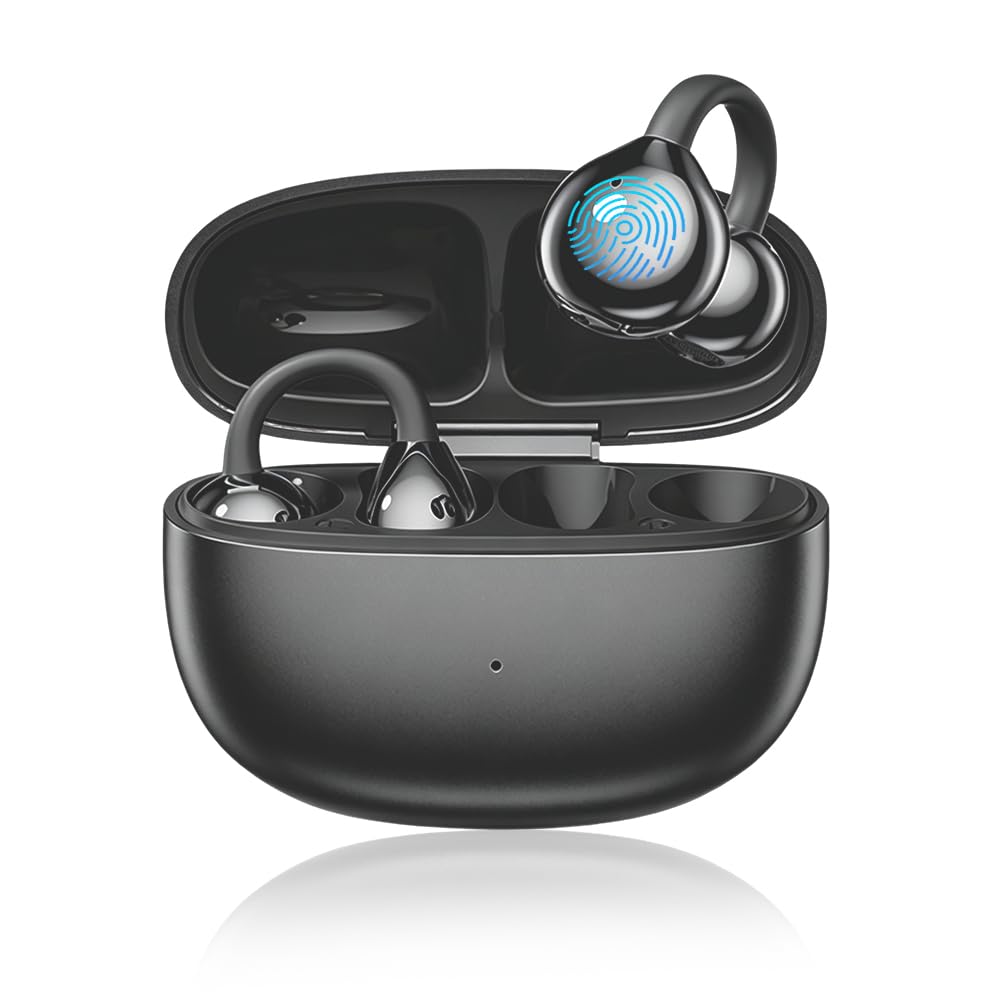 Yeabomy open-ear clip headphones with fast pairing for workouts