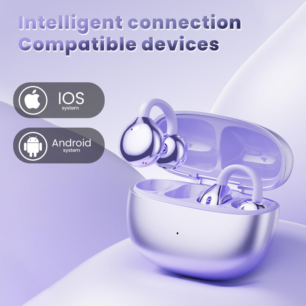 Yeabomy open-ear clip headphones IPX7 waterproof for workouts