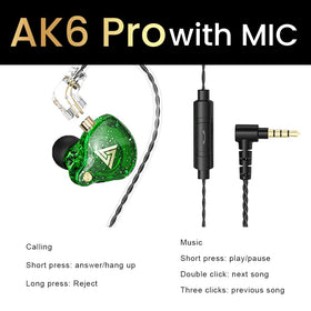 Yeabomy QKZ AK6 PRO in use on gaming setup showing wired connection for low latency benefit
