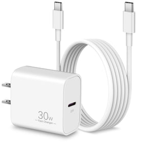 YEAHFUN 30W USB-C wall charger powering devices quickly and safely