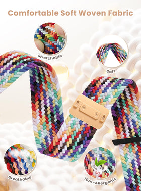 Close-up buckle detail on Yeahxing strap, quick release and snug fit.
