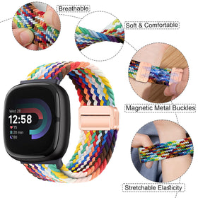 Yeahxing nylon sport loop for Versa 4 is soft, breathable, and easy to wear.