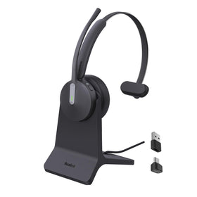 Yealink BH70 mono headset, front view, ideal for clear business calls.