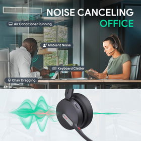 Teams certified BH70 enables one-click activation with the dongle.