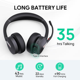 USB-C/A dongle included for flexible connections with BH70.