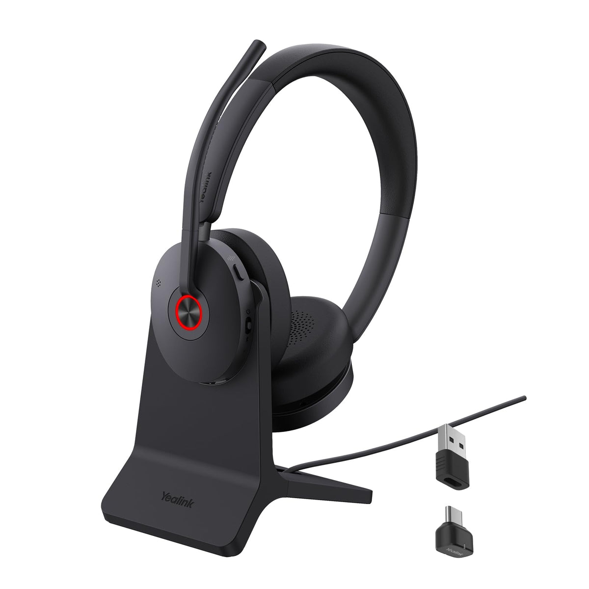 Yealink BH74 with 6 mics AI noise cancellation for crystal clear calls in busy spaces