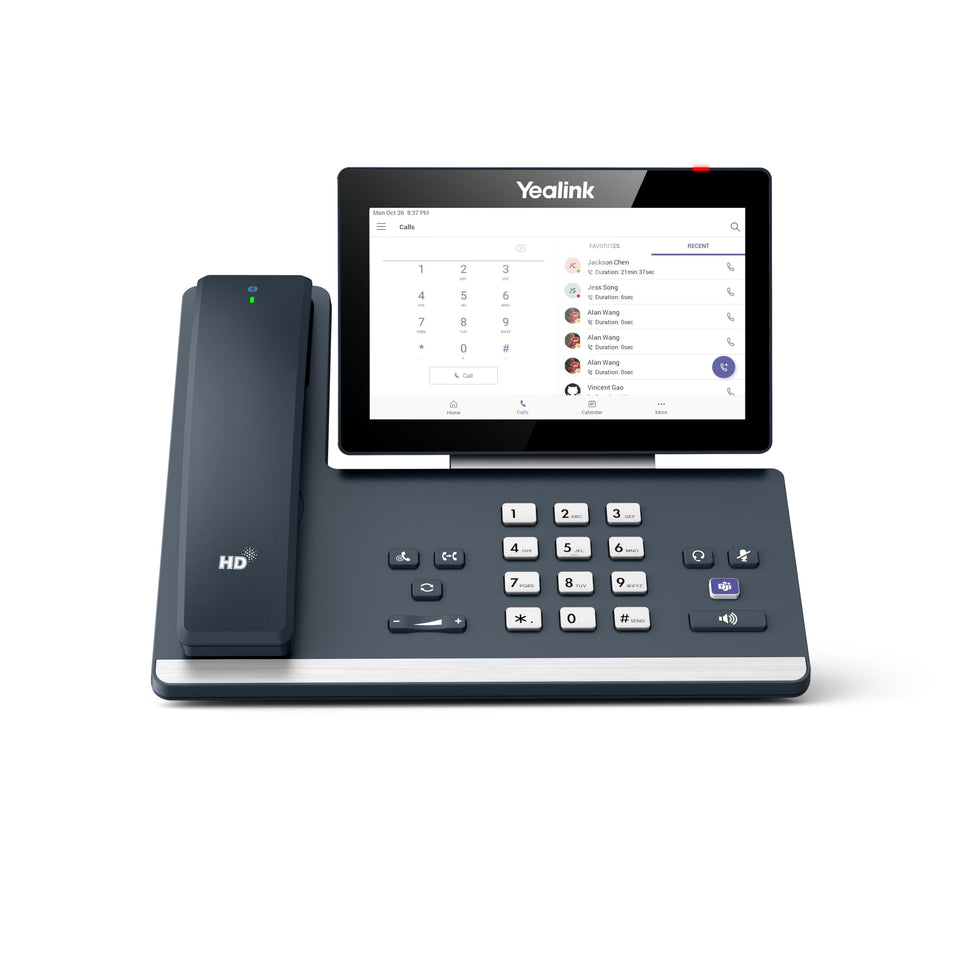 Yealink MP58-WH-E2 7-inch touch screen for Teams calls