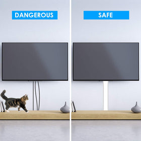 Yecaye 47 inch cable coverage hides long cable runs neatly