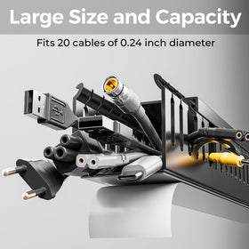 Yecaye adhesive-backed cable hider installed without tools
