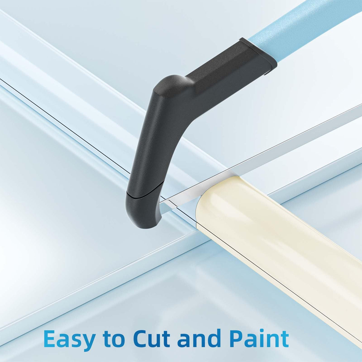 Yecaye adhesive cord hiding tapes secure to walls and baseboards.