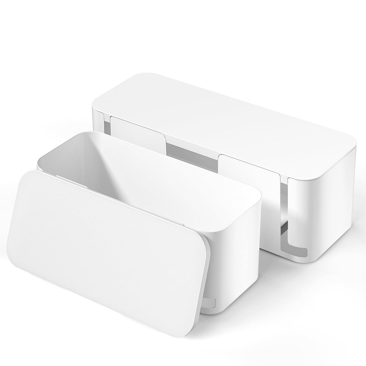 Yecaye large cord-hider box conceals power strips for safer floors.