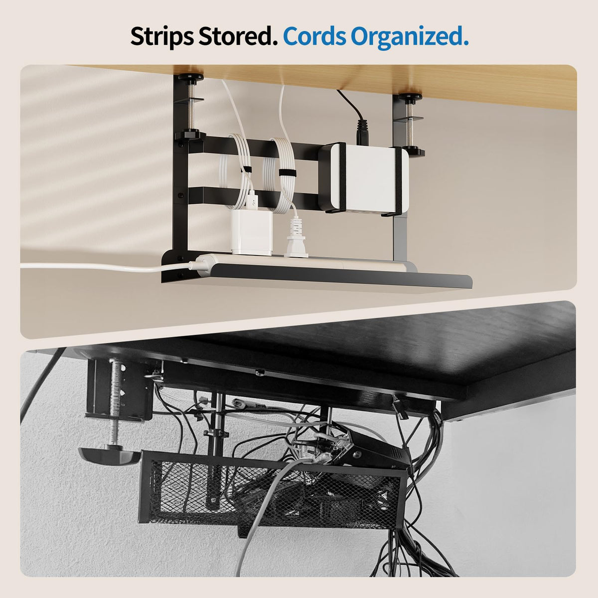 YECAYE clamp mount with desk protection pads prevents desk marks during setup
