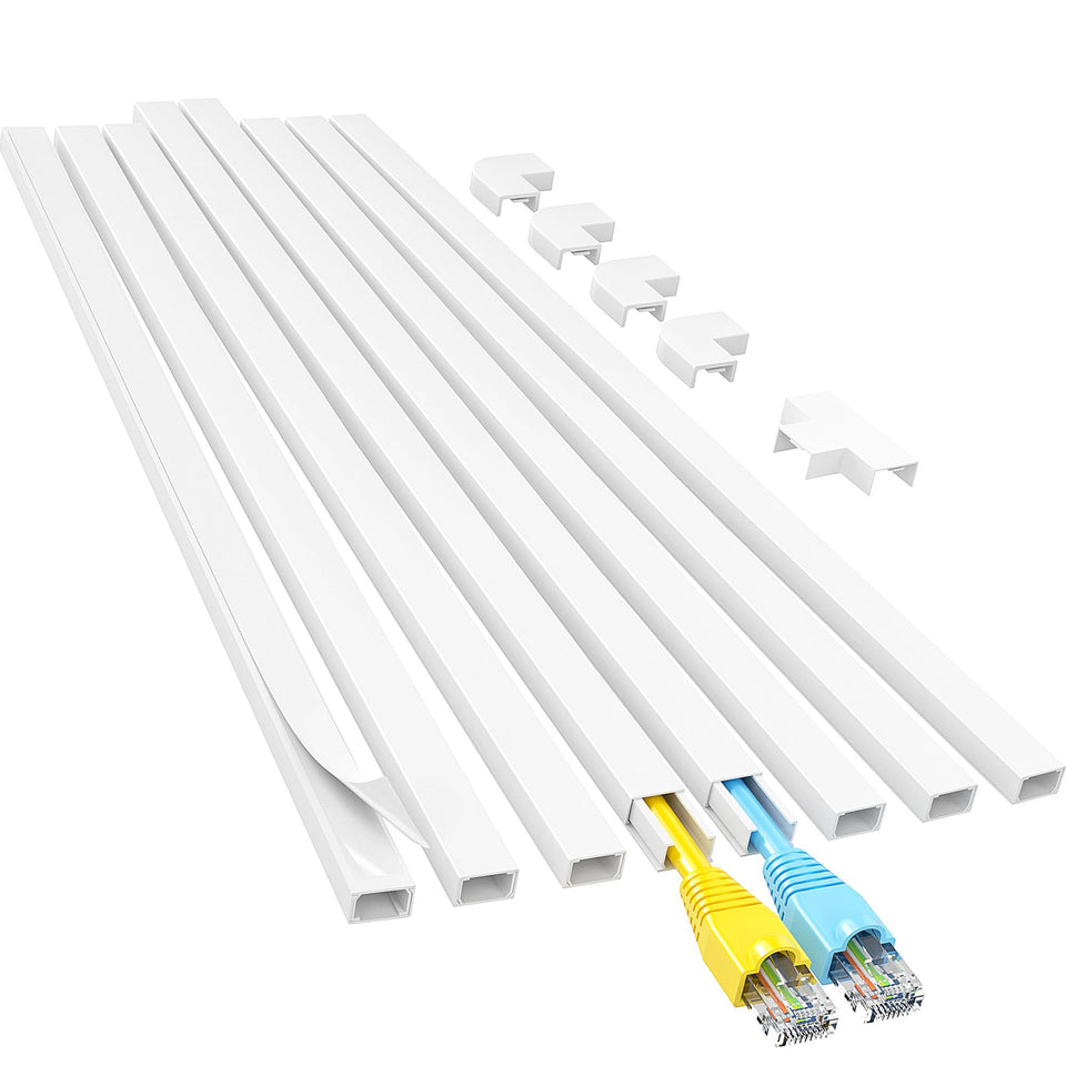 Yecaye Cord Hider 113in wall concealment for a tidy living area