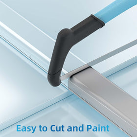 Yecaye cord hider close-up shows adhesive tape for smooth walls