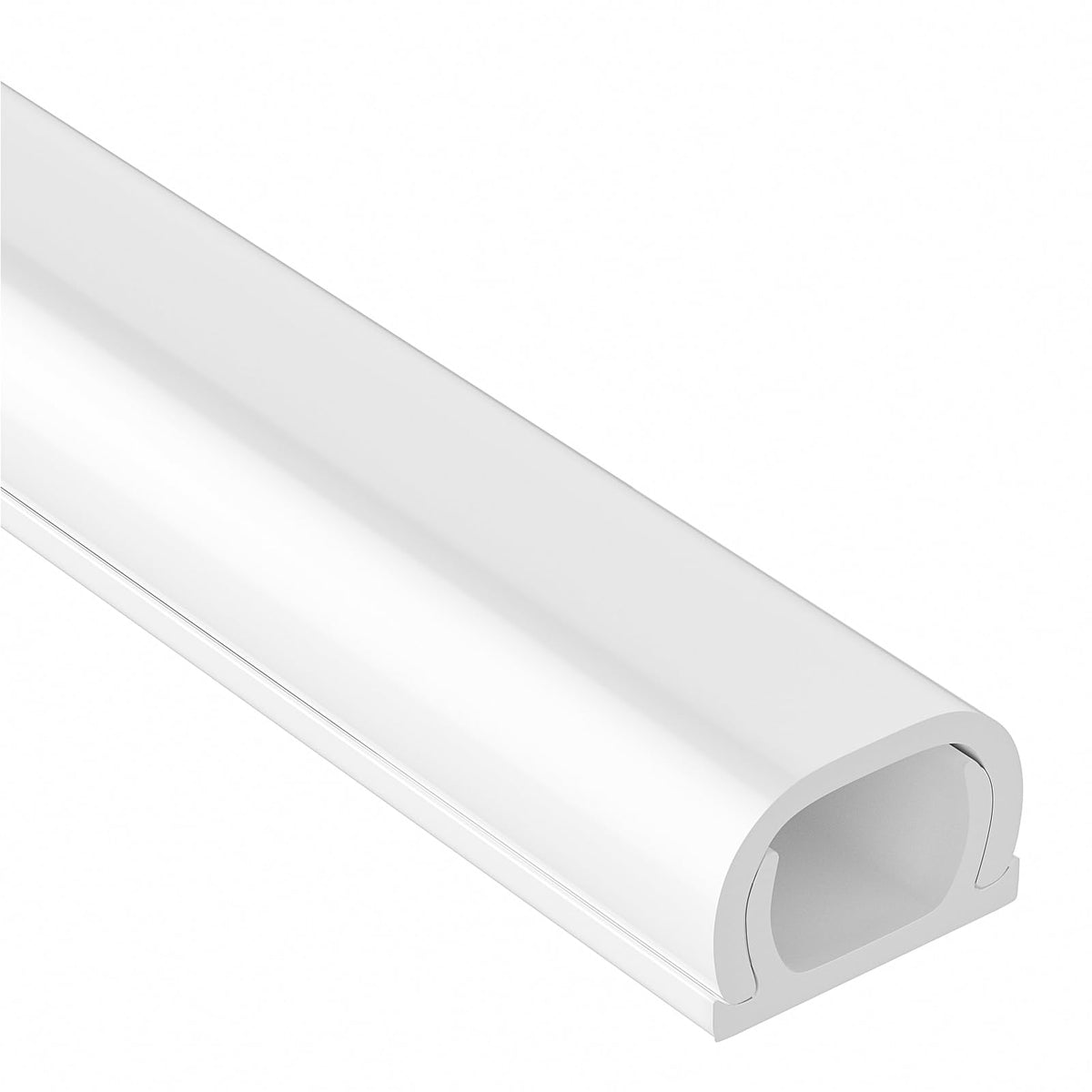 Yecaye wall installation works on smooth surfaces like-painted walls and baseboards.