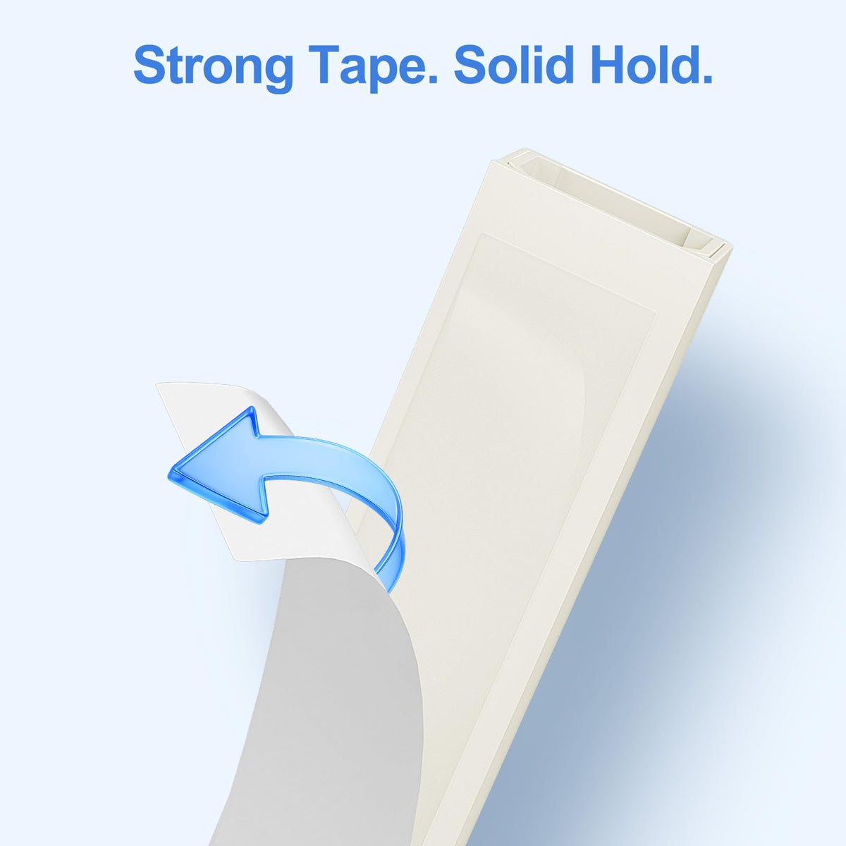 Yecaye Cord Hider installation on walls or desks is quick and clean.