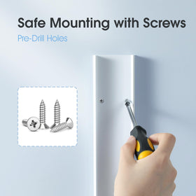 Yecaye easy install hardware enables quick concealment of cables