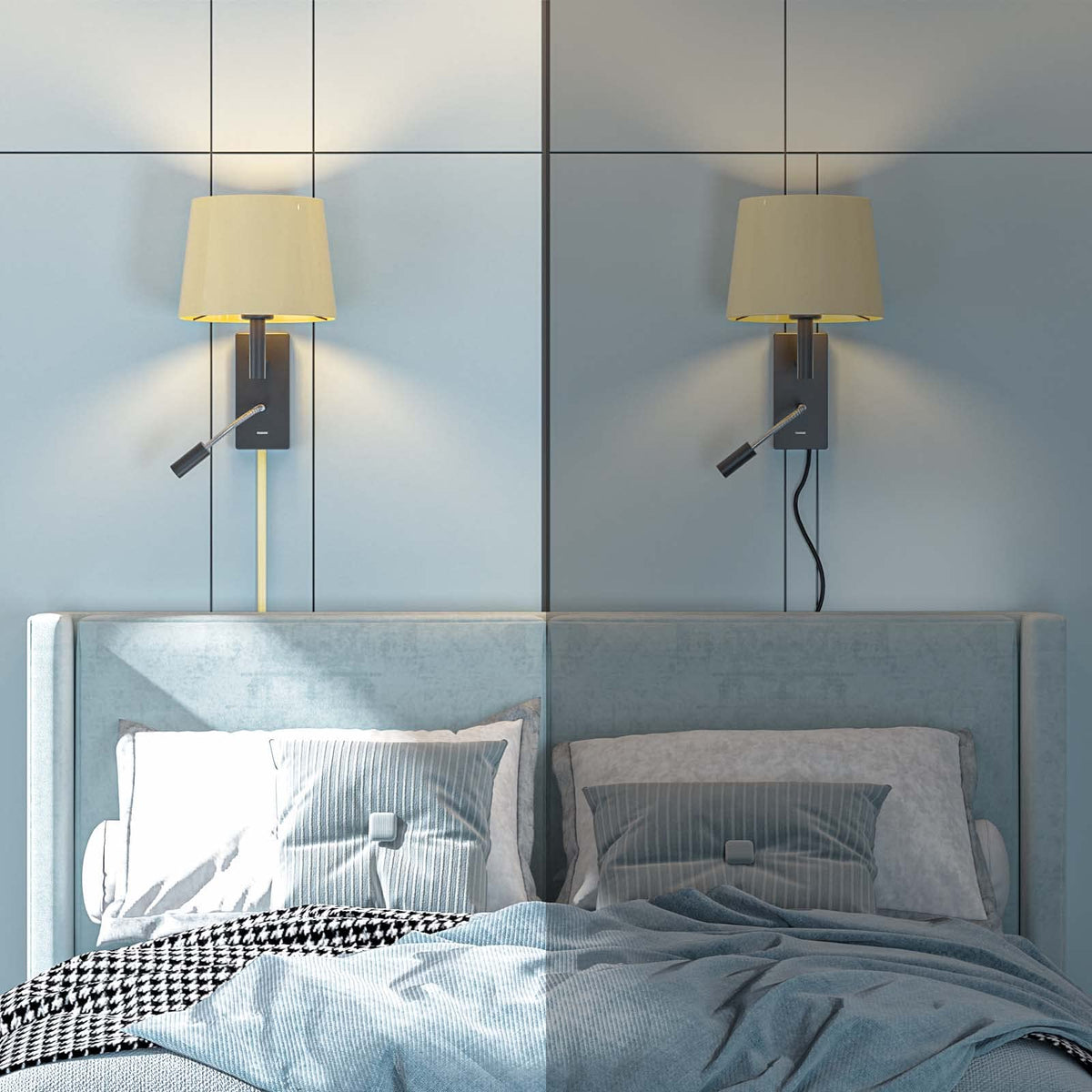 Yecaye easy installation cord hider shown during setup on wall.