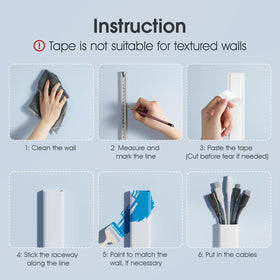 Yecaye elegant cable management improves room aesthetics by hiding wires.