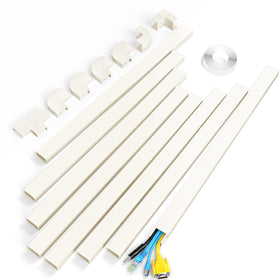 Yecaye front packaging showing full cord hider kit and benefit tidy appearance