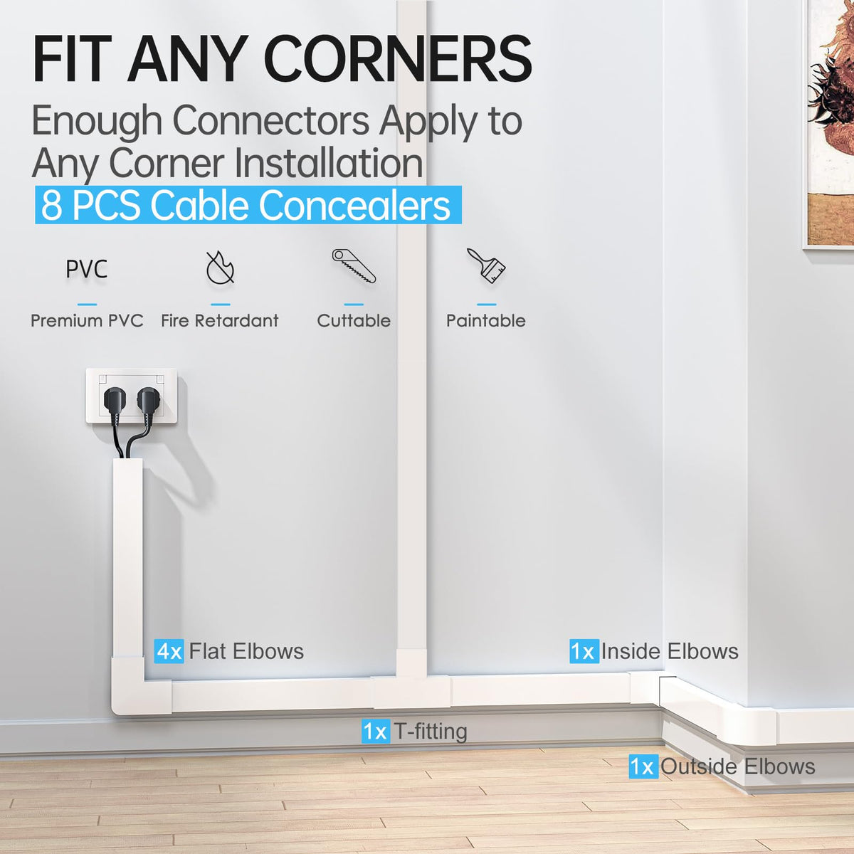 Yecaye in-use on desk managing cables for organized workspace