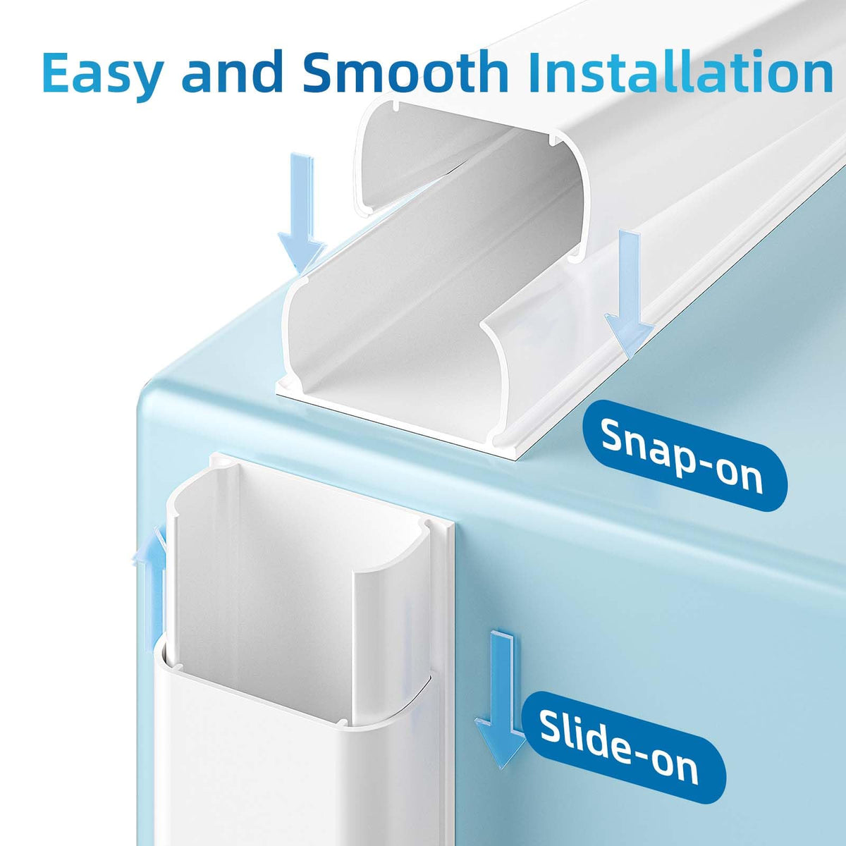 Yecaye installation adhesive cord mount offers quick, secure attachment.
