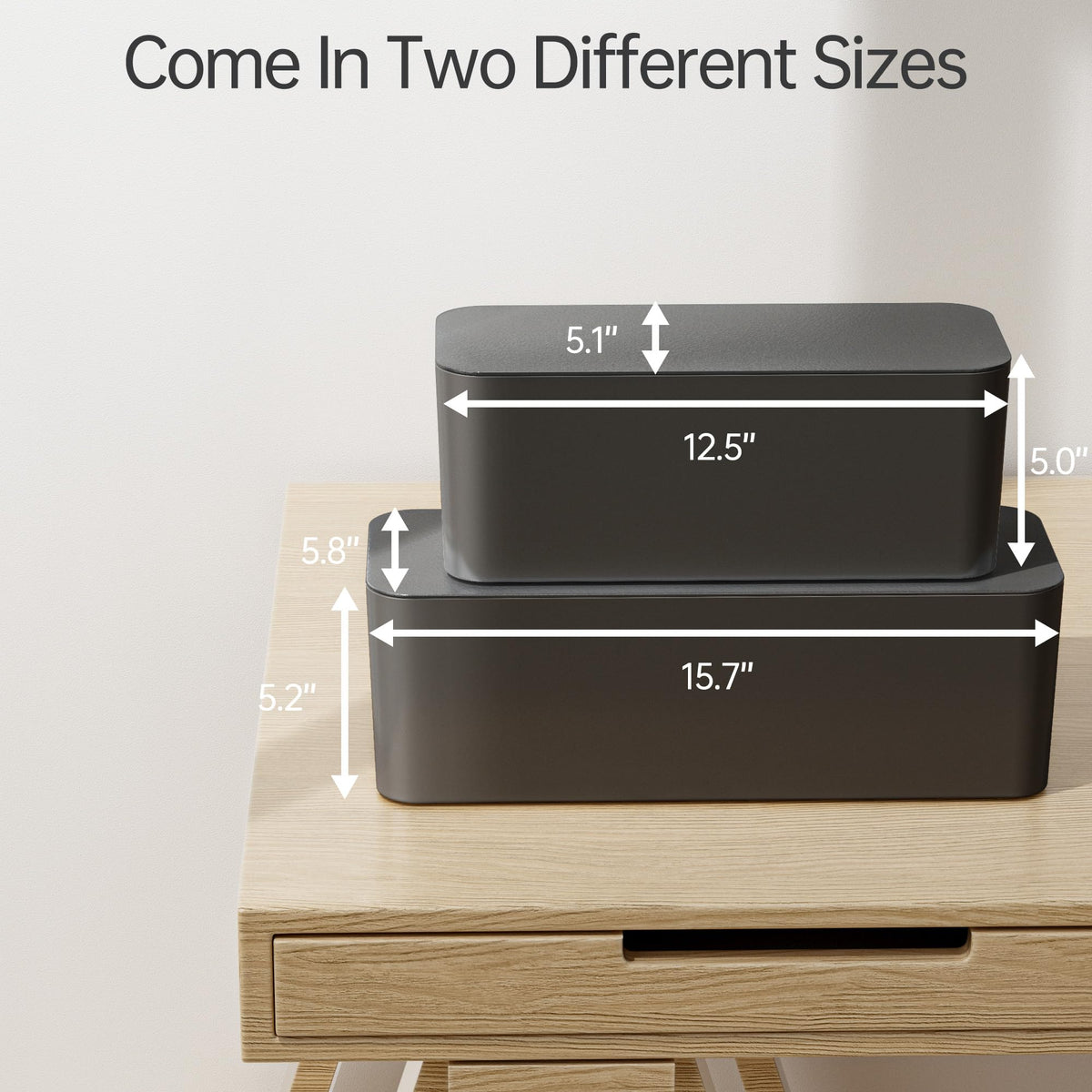 Yecaye large box side profile displaying durable build and neat storage