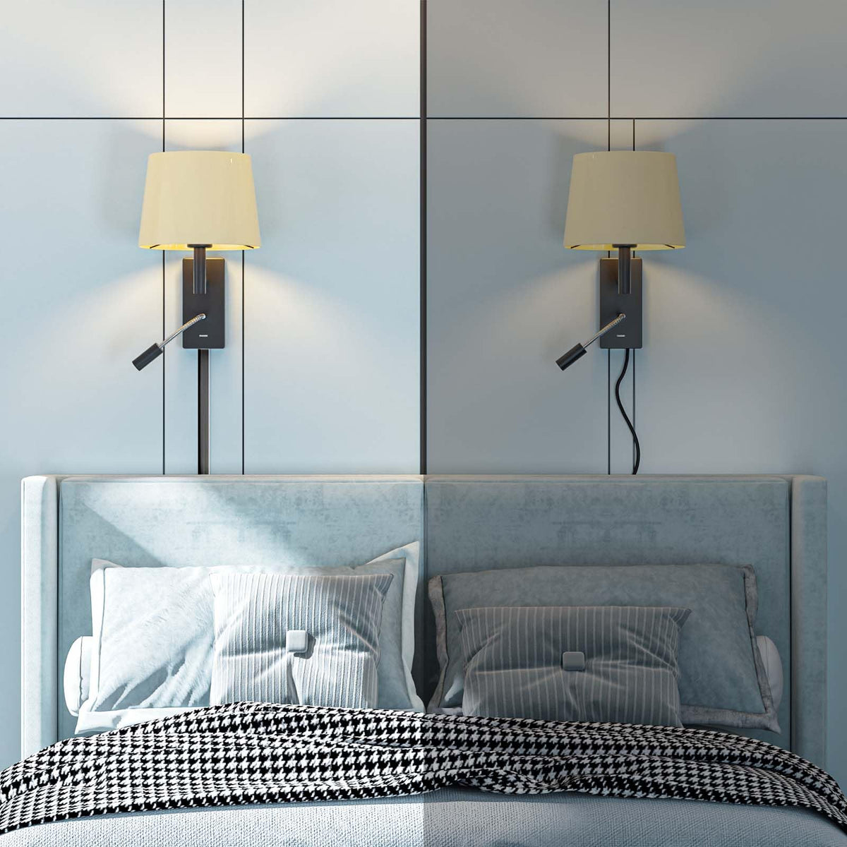 Yecaye low-profile cord hider blends with wall while hiding multiple cords.