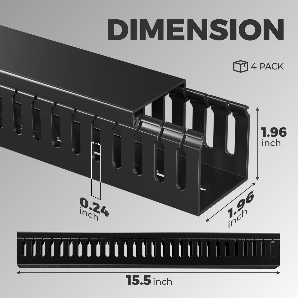 Yecaye matte-finish cable tray blending with modern desks