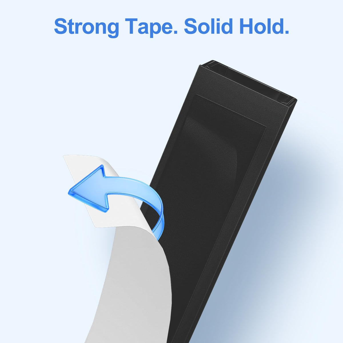 Yecaye Cord Hider uses strong adhesive tape for secure wall or desk mounting