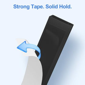 Yecaye Cord Hider uses strong adhesive tape for secure wall or desk mounting