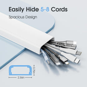 Yecaye paintable cord cover matches drywall color precisely